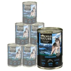 Dehner Wild Nature Nassfutter für Hunde Gebirgssee Adult, Lachs