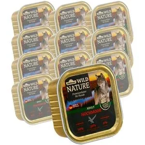 Dehner Wild Nature Nassfutter für Hunde Hochmoor Adult, 11 x 150 g