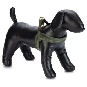 Designed by Lotte Hundegeschirr Velura grün XXS