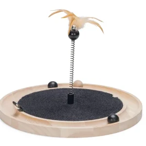 Designed by Lotte Idah – Kratzspielzeug aus Holz für Katzen
