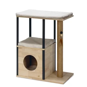 Designed By Lotte Kratzbaum Nala – Holz & Aluminium 65 × 40 × 82 cm braun