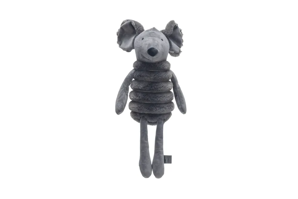 Designed by Lotte Reza Maus – Plüsch-Hundespielzeug in Anthrazit