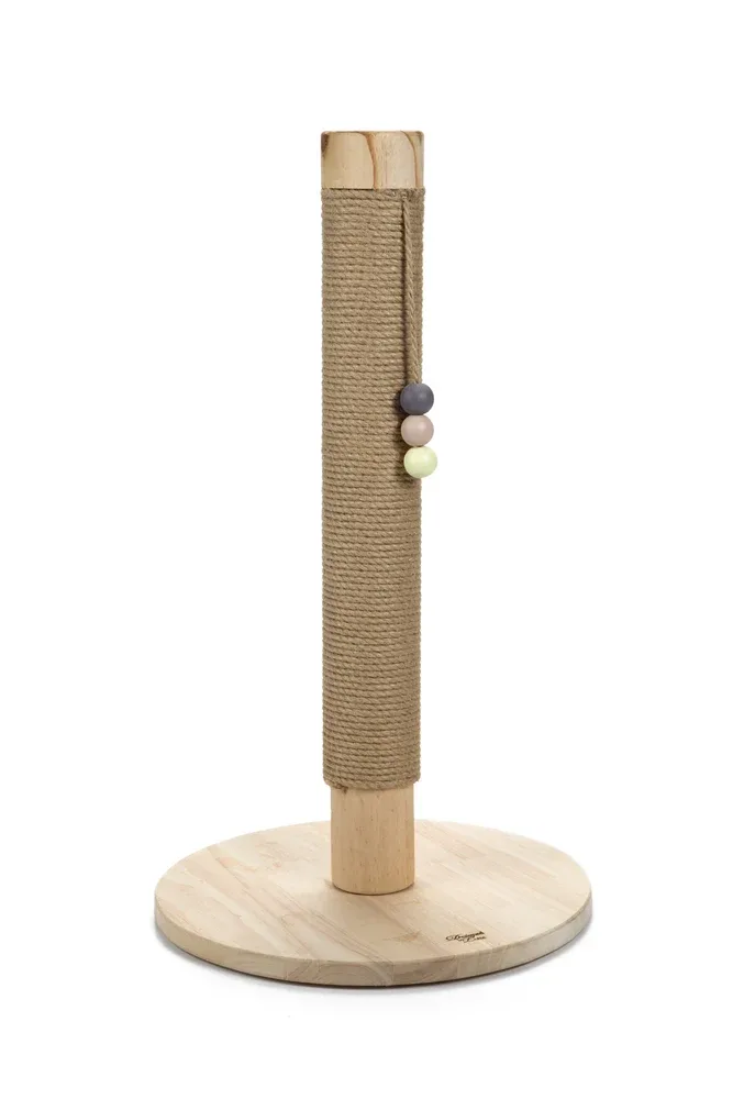 Designed by Lotte Sinora – Kratzbaum aus Holz mit Spielbällen - Image 2