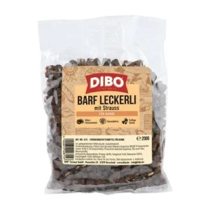DIBO BARF-Leckerli mit Strauß 200 g