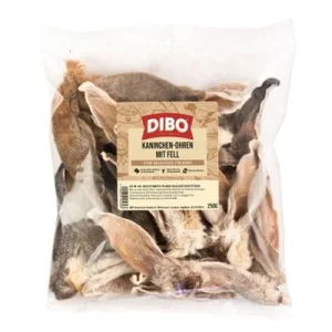 DIBO Kaninchen-Ohren mit Fell 250 g