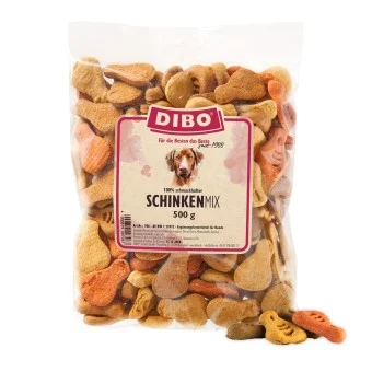 DIBO Schinken-Mix Kekse für Hunde 500 g