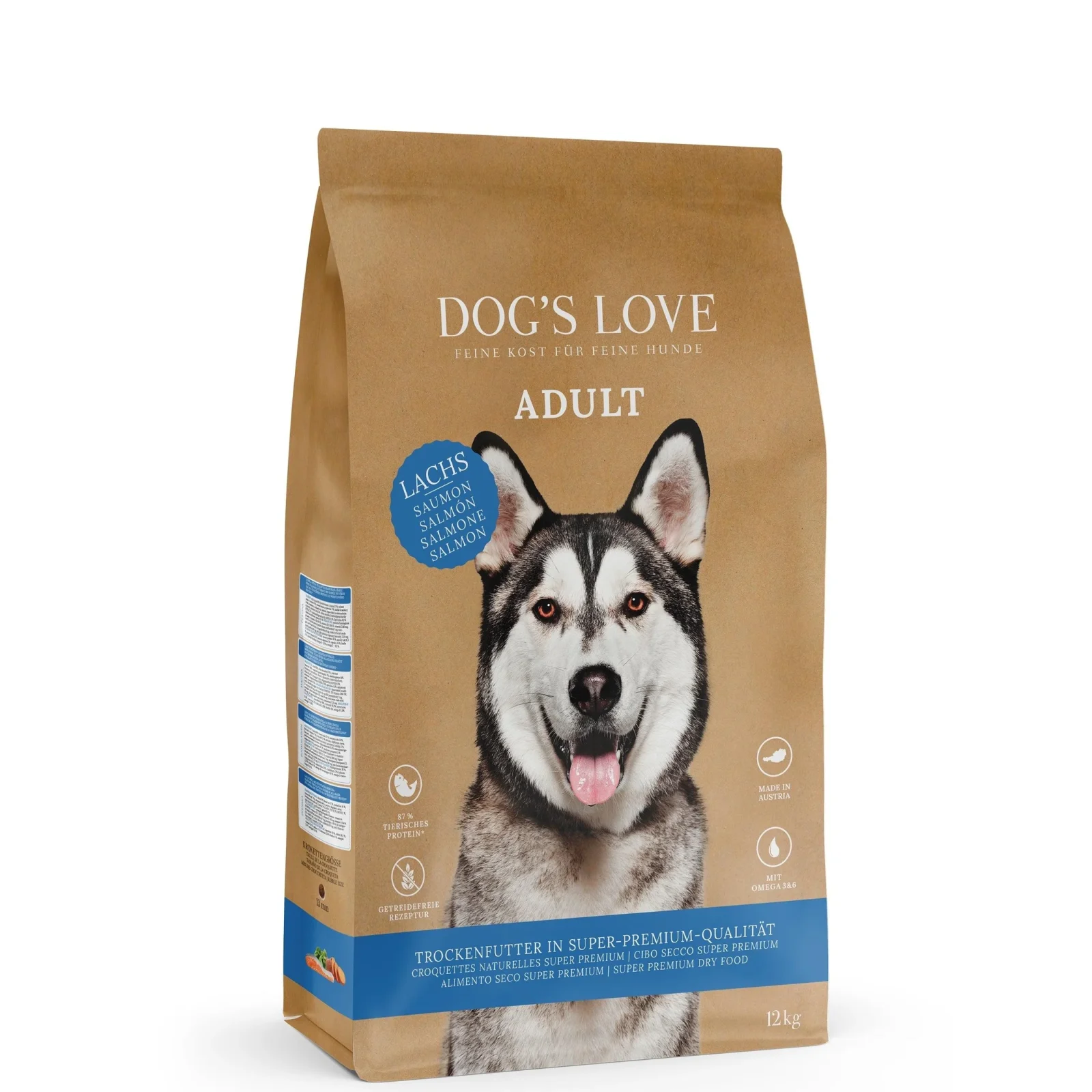 DOG'S LOVE Lachs+Forelle Trockenfutter - Image 2
