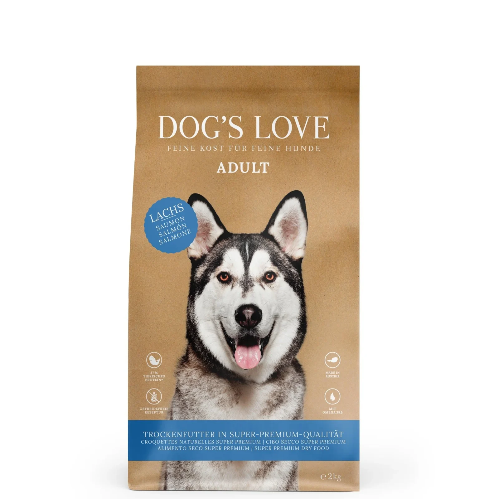 DOG'S LOVE Lachs+Forelle Trockenfutter