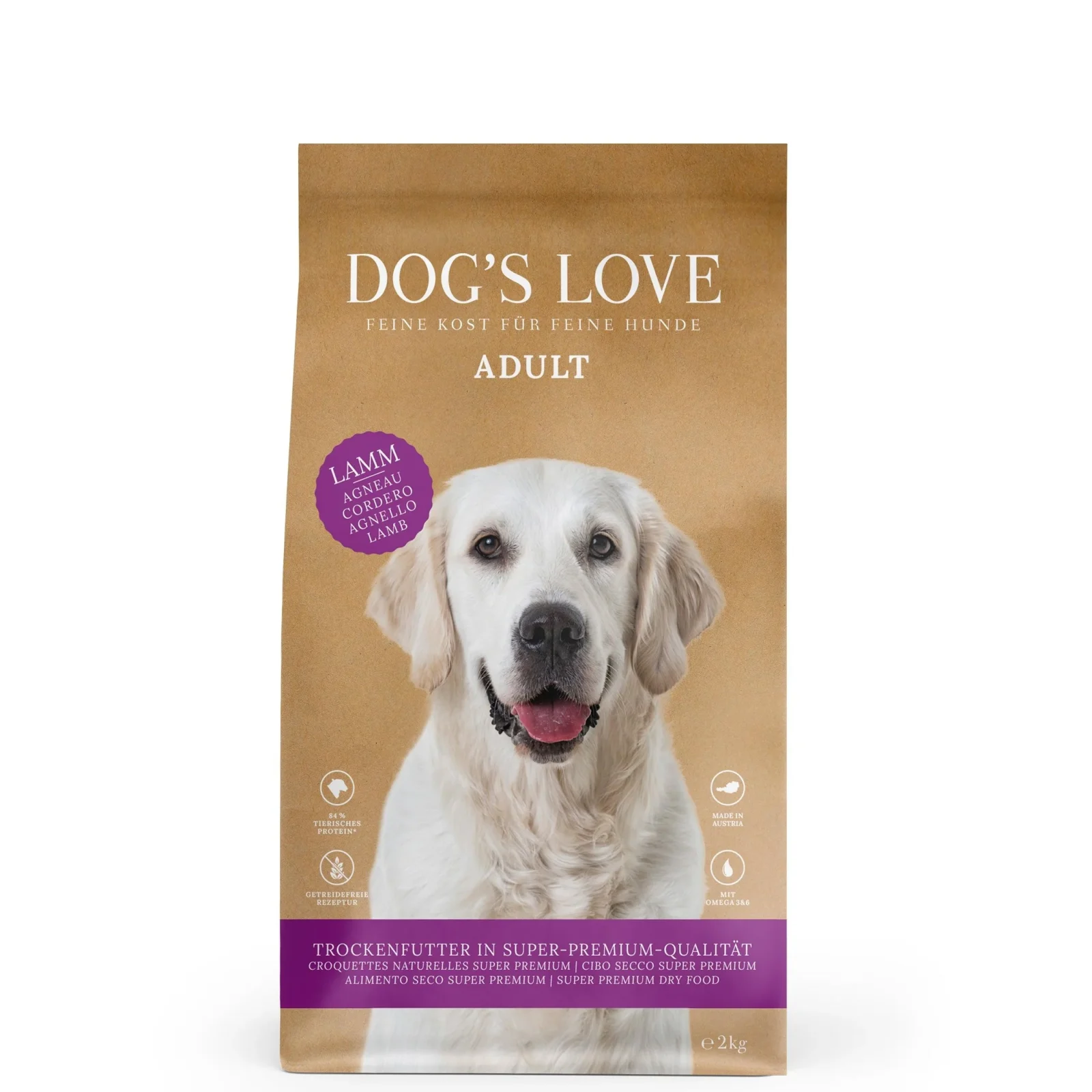 DOG'S LOVE Lamm Trockenfutter