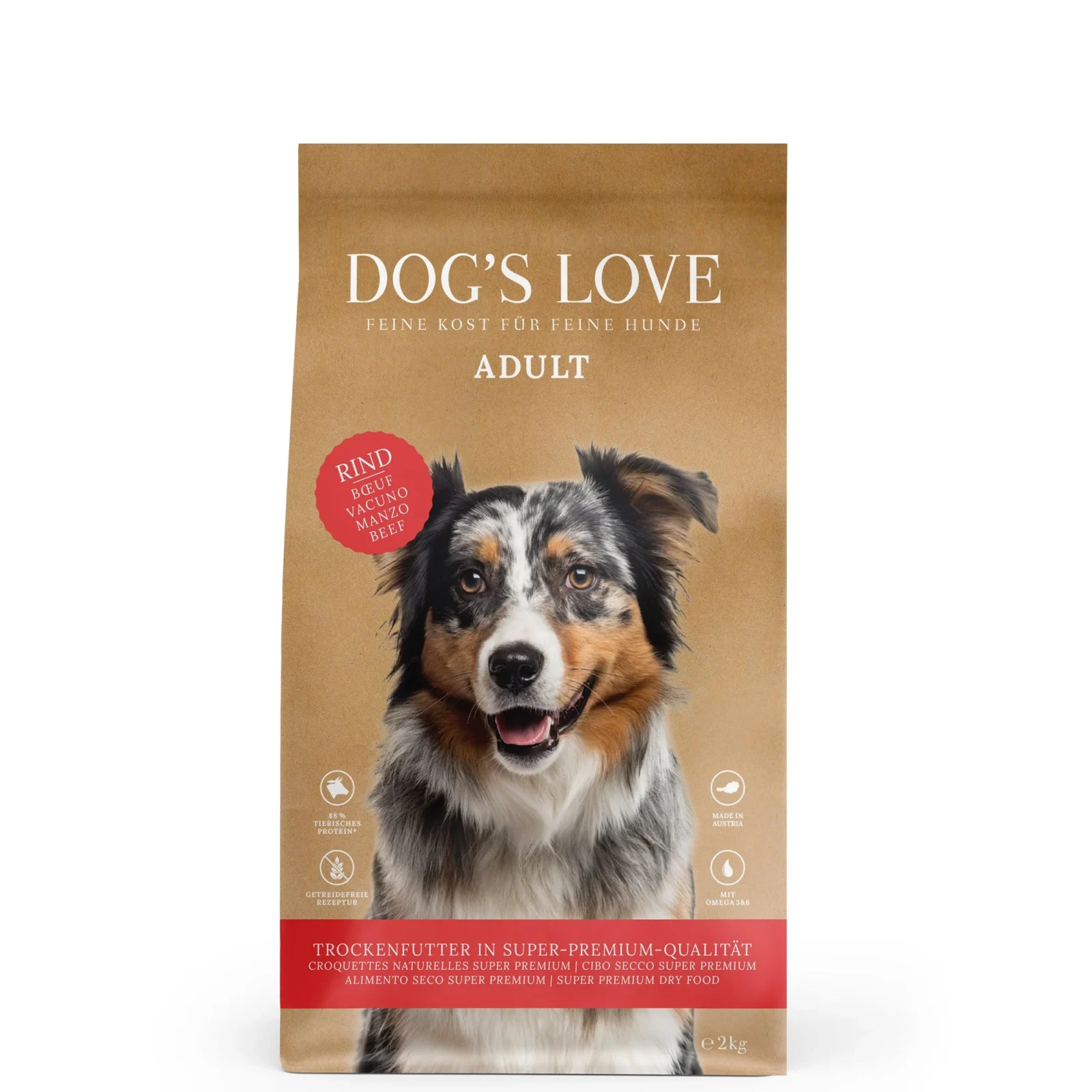 DOG'S LOVE Rind Trockenfutter