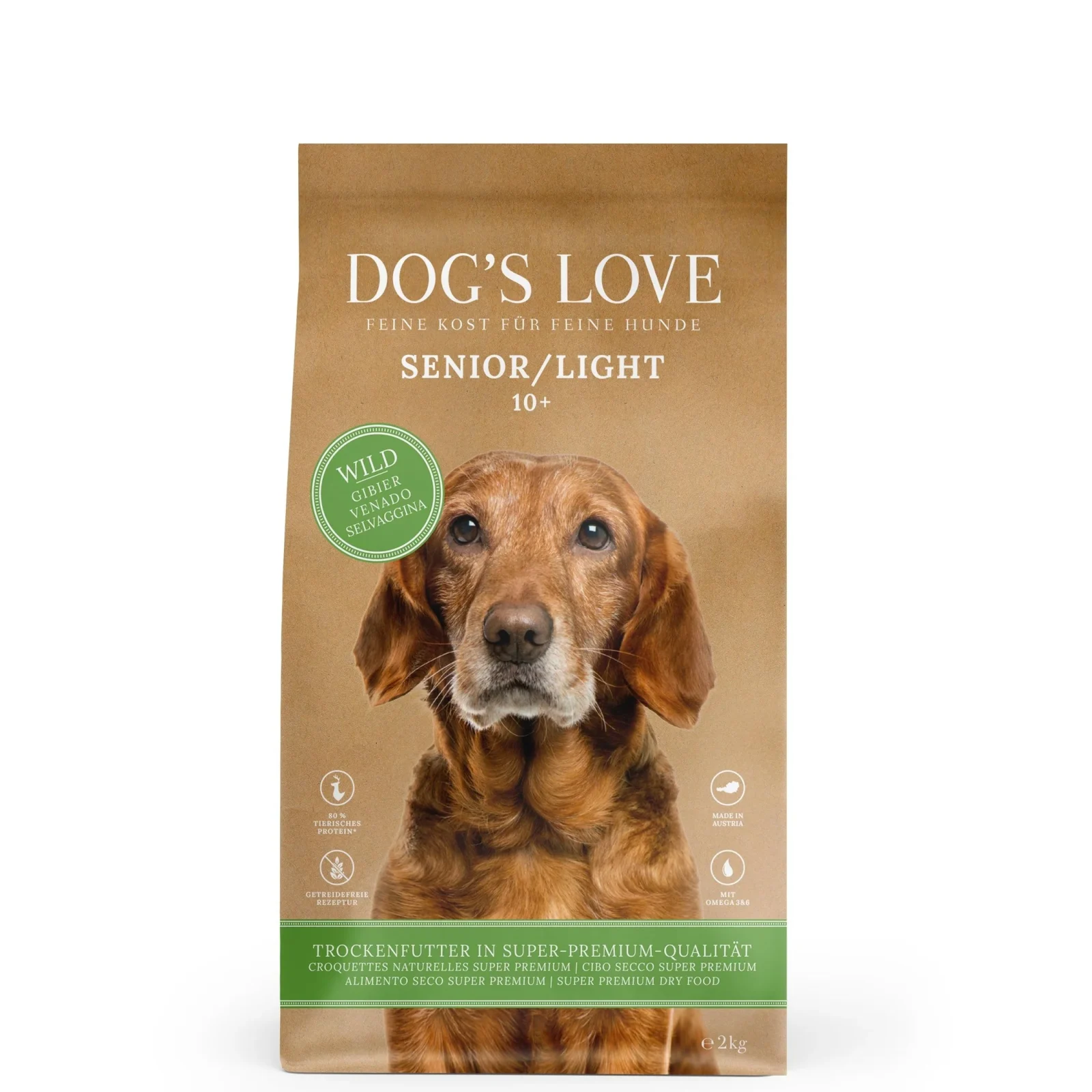 DOG'S LOVE Senior Wild Trockenfutter