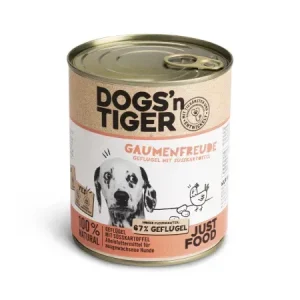 Dogs'n Tiger NF Hund Gaumenfreude 800g in 400g Dosen - HaustierPro