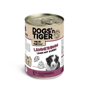 Dogs'n Tiger NF Hund Lammfromm 400g mit Probiotika - HaustierPro