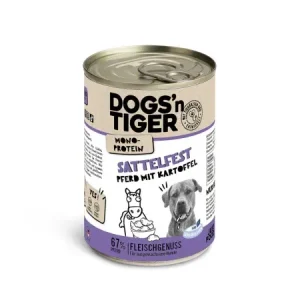 Dogs'n Tiger NF Hund Sattelfest 400g mit natürlichen Zutaten - HaustierPro
