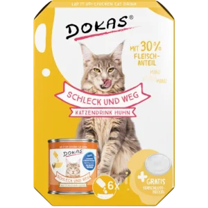 Dokas Cat Snack Schleck und weg Katzendrink 6x100g