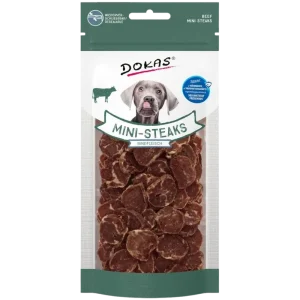 DOKAS Dog Mini Steaks Rindfleisch | Hundesnacks