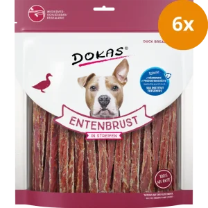 Dokas Dog Snack Entenbrust Streifen 6 x 500g