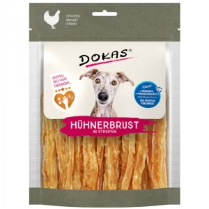 Dokas Dog Snack Hühnerbrust Streifen 11 x 170g