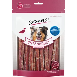 DOKAS Entenbrust in Streifen 250 g | Hundesnack