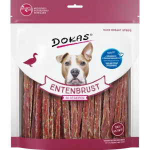 DOKAS Entenbrust in Streifen 500 g | Hundesnack