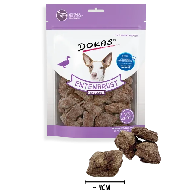 Dokas Entenbrust Nuggets gefriergetrocknet