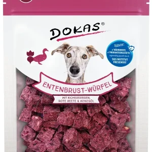 DOKAS Entenbrust-Würfeln Rote Beete & Kokosöl 150g | DAS FUTTERHAUS