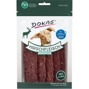 DOKAS Hirschfleisch getrocknet 60 g | Hundesnack