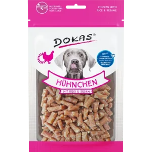 DOKAS Hühnchen mit Reis & Sesam 70 g | Hundesnack