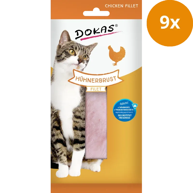 DOKAS Hühnerbrust-Filet 22 g | Katzensnack - Image 2