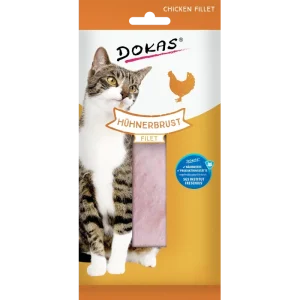 DOKAS Hühnerbrust-Filet 22 g | Katzensnack