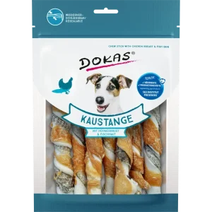 DOKAS Hühnerbrust & Fischhaut 170 g | Hundesnack