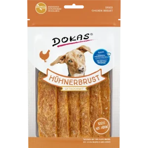 DOKAS Hühnerbrust getrocknet 70 g | Hundesnack