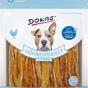 DOKAS Hühnerbrust in Streifen 500 g | Hundesnack