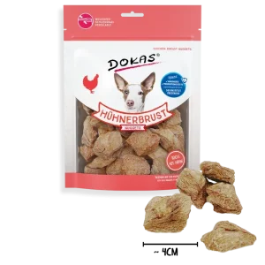 Dokas Hühnerbrust Nuggets für Hunde – Gefriergetrocknet 110g