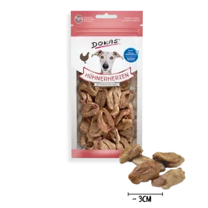 Dokas Hühnerherzen gefriergetrocknet