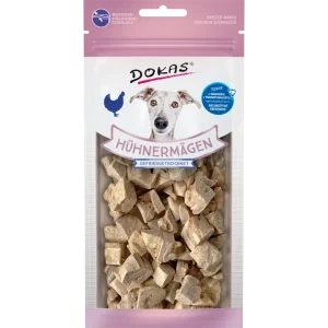 DOKAS Hühnermägen gefriergetrocknet 20 g | Hundesnack