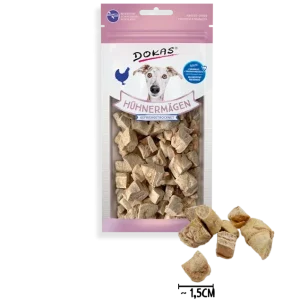 Dokas Hühnermägen gefriergetrocknet