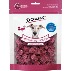 Dokas Hund Entenbrust-Würfel