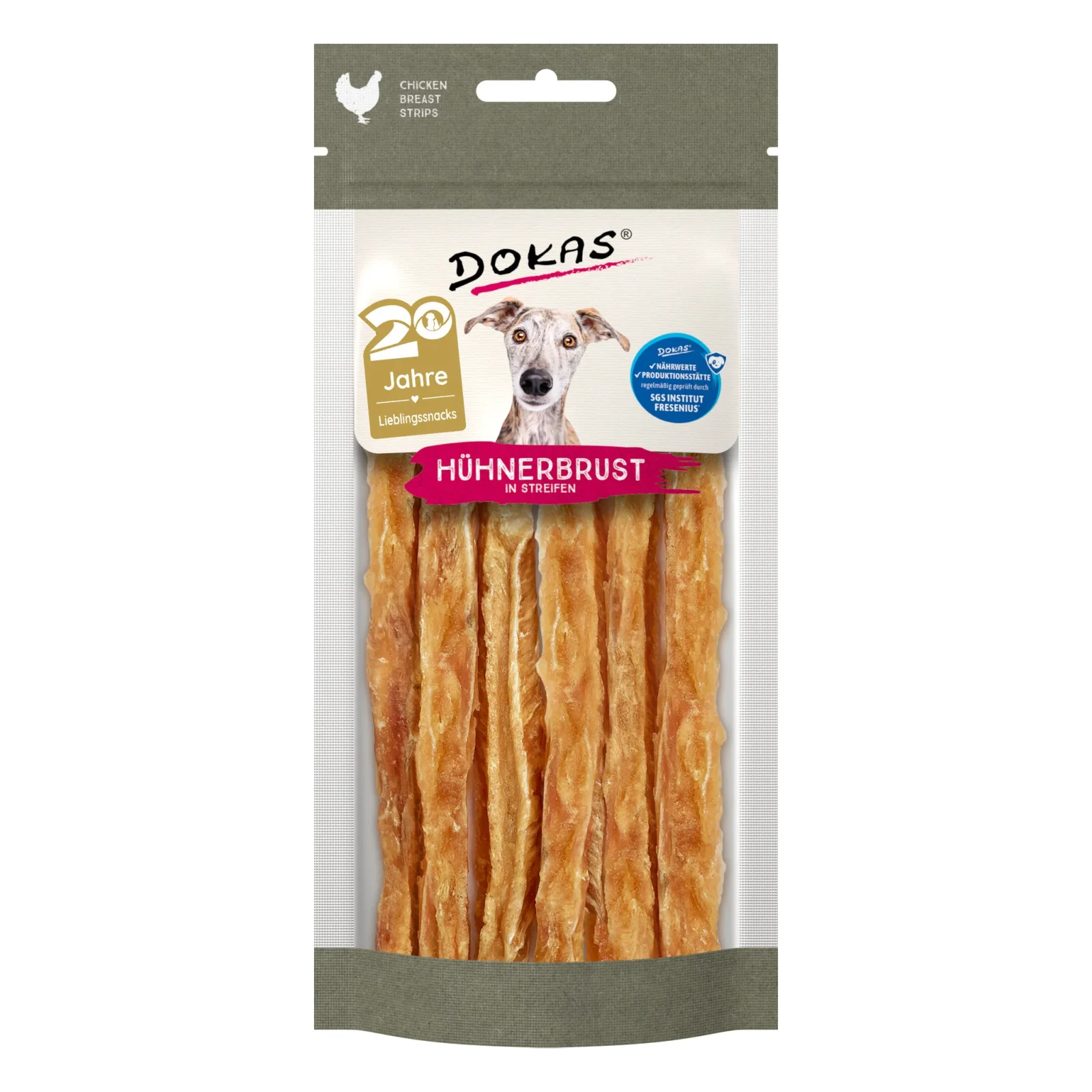 Dokas Hund Hühnerbrust in Streifen - Image 2