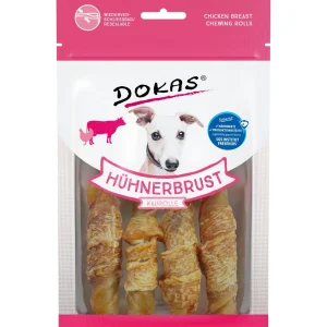 Dokas Hund Hühnerbrust Kaurolle