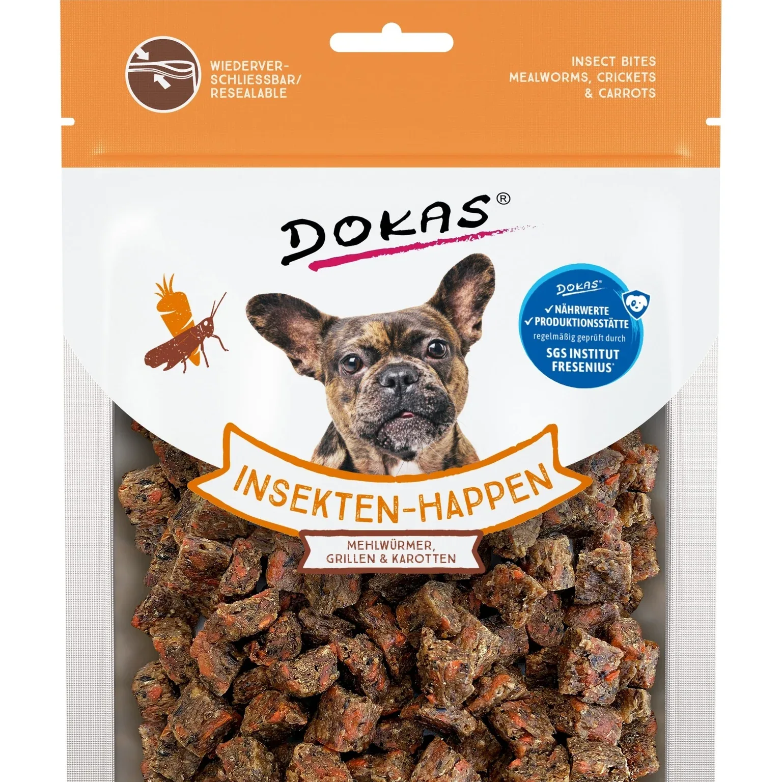 Dokas Hund Insekten+Karotte