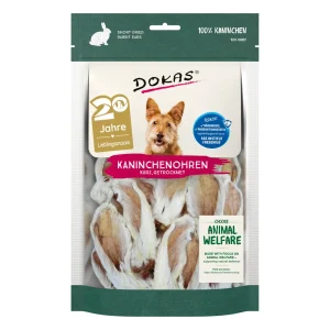 Dokas Hund Kaninchenohr mit Fell
