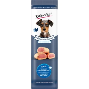 Dokas Hund Snack Hühnchen-Rolle mit Ente