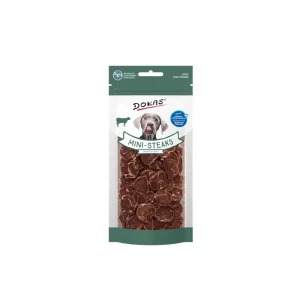 Dokas Hund Snack Mini Steaks Rindfleisch