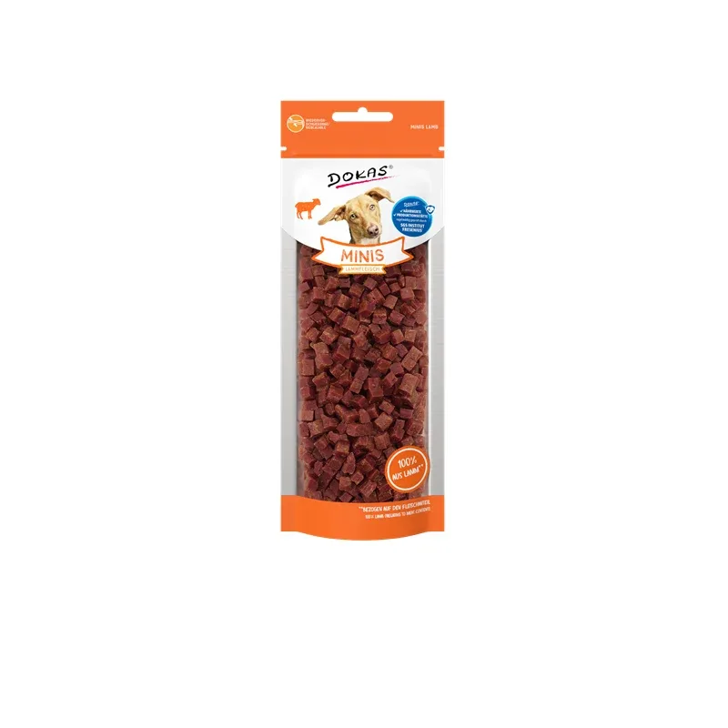 Dokas Hund Snack Minis Lammfleisch