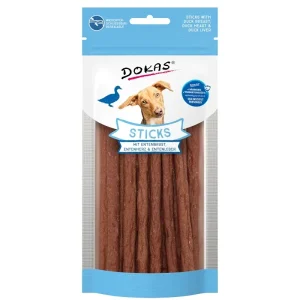 Dokas Hund Snack Sticks mit Entenbrust, Entenherz und Entenleber