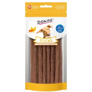 Dokas Hund Snack Sticks mit Hühnerbrust und Rinderleber