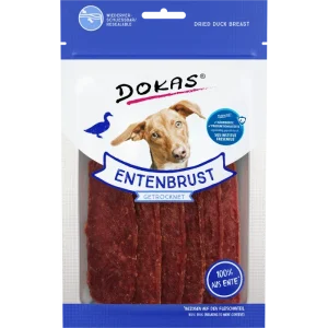 DOKAS Hundesnack Entenbrust getrocknet 70 g | Hundesnack