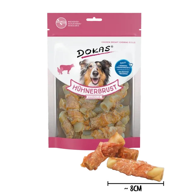 Dokas Hundesnack Hühnerbrust Kaurolle - Image 2