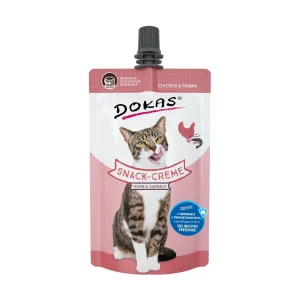 Dokas Katze Creme Huhn und Garnelen